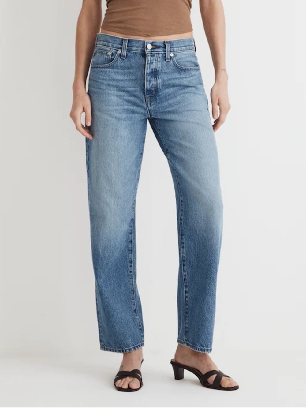 Madewell Low Slung Straight Jeans